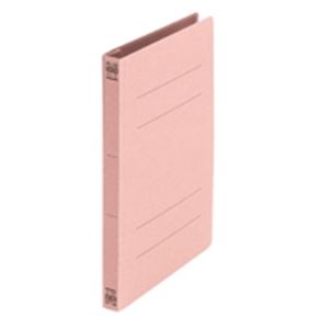 （まとめ買い）プラス フラットファイル 紙バインダー 2穴 041N A5S 桃 10冊 【×5セット】