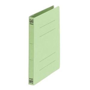 （まとめ買い）プラス フラットファイル 紙バインダー 2穴 051N B6S 緑 10冊 【×10セット】
