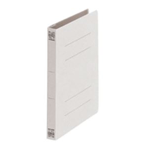（まとめ買い）プラス フラットファイル 紙バインダー 2穴 051N B6S 灰 10冊 【×10セット】