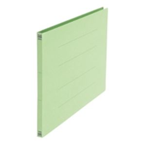 （まとめ買い）プラス フラットファイル 紙バインダー 2穴 002N A3E 緑 10冊 【×2セット】