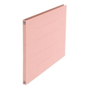（まとめ買い）プラス フラットファイル 紙バインダー 2穴 002N A3E 桃 10冊 【×2セット】