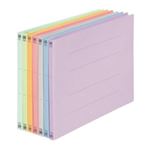 （まとめ買い）プラス フラットファイル 紙バインダー 2穴 012N B4E 青 10冊 【×5セット】