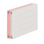 （まとめ買い）プラス フラットファイル 紙バインダー 2穴 042N A5E 桃 10冊 【×5セット】