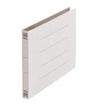 （まとめ買い）プラス フラットファイル 紙バインダー 2穴 042N A5E 灰 10冊 【×5セット】