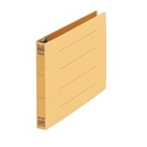 （まとめ買い）プラス フラットファイル 紙バインダー 2穴 052N B6E 黄 10冊 【×10セット】