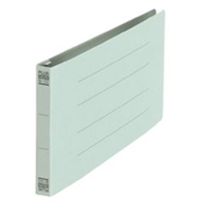 （まとめ買い）プラス フラットファイル 紙バインダー 2穴 062N 統一伝票 青 10冊 【×10セット】