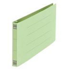 （まとめ買い）プラス フラットファイル 紙バインダー 2穴 062N 統一伝票 緑 10冊 【×10セット】