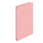 （まとめ買い）プラス フラットファイル 紙バインダー 2穴 021NW A4S 桃 10冊 【×5セット】