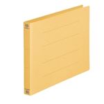 （まとめ買い）プラス フラットファイル 紙バインダー 2穴 022NW A4E 黄 10冊 【×5セット】