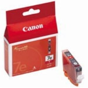 （まとめ買い）キャノン Canon インクカートリッジ BCI-7eR レッド 【×4セット】