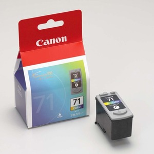 （まとめ買い）キャノン Canon インクカートリッジ BC-71 カラー 【×3セット】