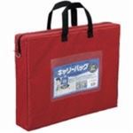 （まとめ買い）ミワックス キャリーバッグ CB-550-R B4 マチ付 赤 【×2セット】