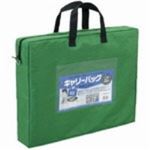 （まとめ買い）ミワックス キャリーバッグ CB-550-G B4 マチ付 緑 【×2セット】