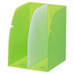 （まとめ買い）LIHITLAB ブックスタンド G1620-6 黄緑 【×3セット】