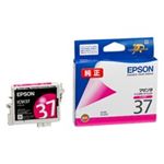 （まとめ買い）エプソン EPSON IJインクカートリッジ ICM37 マゼンタ 【×4セット】