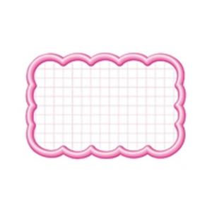 （まとめ買い）タカ印 抜型カード 16-4116 雲形中 ピンク 【×10セット】