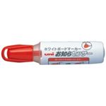 （まとめ買い）三菱鉛筆 ボードマーカーお知らセンサー 太字丸芯 赤 【×20セット】