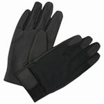 （まとめ買い）中部物産貿易 ゴム手袋 ドットサイバー 黒 DC-63L／4419 【×3セット】