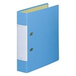 （まとめ買い）LIHITLAB D型リングファイル G2250-14 A4S 水 【×5セット】