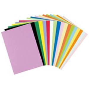 （まとめ買い）リンテック 色画用紙 8ツ切 100枚 NC215-8 焦茶 【×2セット】