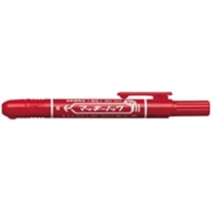 （まとめ買い）ゼブラ ZEBRA マッキーノック 細字 P-YYSS6-R 赤 【×20セット】