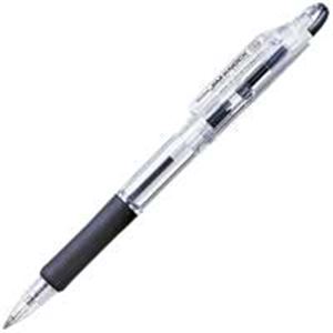 （まとめ買い）ゼブラ ZEBRA ボールペン ジムノック KRB-100-BK 黒 10本 【×5セット】