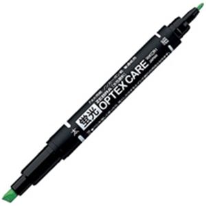 （まとめ買い）ゼブラ ZEBRA 蛍光オプテックスケア WKCR1-G 緑 10本 【×5セット】