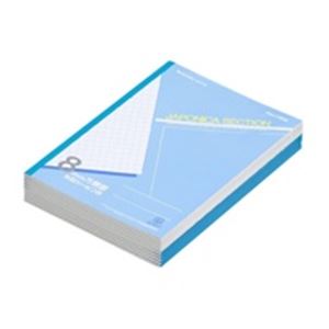 （まとめ買い）ショウワノート セクション方眼罫 8mm 青 JS-8 10冊 【×3セット】