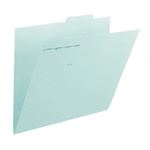 （まとめ買い）プラス 個別フォルダー FL-069IF A3E 青 10枚 【×3セット】