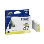 （まとめ買い）エプソン EPSON IJインクカートリッジ ICY47 イエロー 【×4セット】