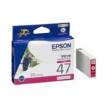 （まとめ買い）エプソン EPSON IJインクカートリッジ ICM47 マゼンタ 【×4セット】