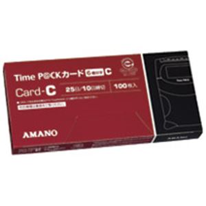 （まとめ買い）アマノ タイムパックカード（6欄印字）C 【×2セット】