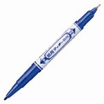 （まとめ買い）ゼブラ ZEBRA 紙用マッキー 細字+極細 WYTS5-BL 青 【×30セット】