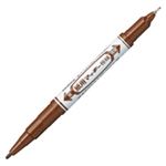 （まとめ買い）ゼブラ ZEBRA 紙用マッキー極細 WYTS5-E 茶 【×30セット】