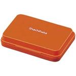 （まとめ買い）シャチハタ スタンプ台 HGN-1-OR 小形 朱 【×10セット】
