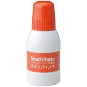（まとめ買い）シャチハタ 補充インキ 小 SGN-40-OR 朱 【×10セット】