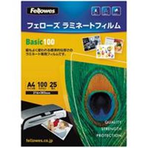 （まとめ買い）フェローズジャパン ラミネートフィルム A4 25枚 5400701 【×5セット】