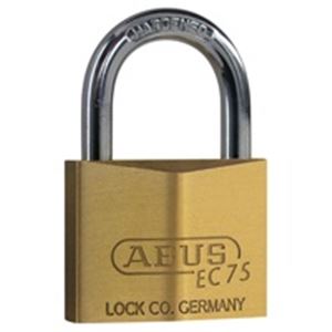 （まとめ買い）ABUS 南京錠 50mm EC75-50 【×2セット】