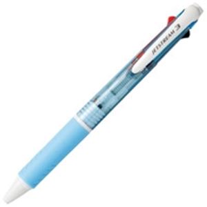 （まとめ買い）三菱鉛筆 ジェットストリーム 3色 SXE340007.8 水 【×10セット】