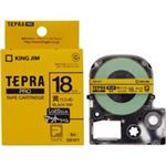 （まとめ買い）キングジム テプラ PROテープマット SB18Y 黄に黒文字 18mm 【×3セット】