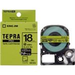 （まとめ買い）キングジム テプラ PROテープマット SB18G 緑に黒文字 18mm 【×3セット】