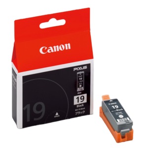 （まとめ買い）キャノン Canon インクカートリッジ BCI-19BK 【×4セット】