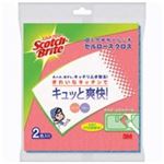（まとめ買い）スリーエム 3M セルロースクロス ピンク＆ブルー 【×10セット】