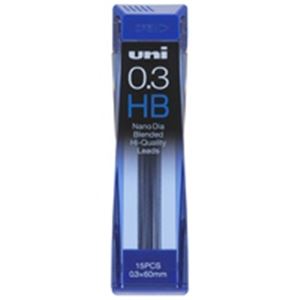（まとめ買い）三菱鉛筆 シャープペン替芯 ユニ 0.3mm U03202ND HB 【×20セット】