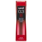 （まとめ買い）三菱鉛筆 シャープペン替芯 ユニ 0.3mm U03202ND B 【×20セット】