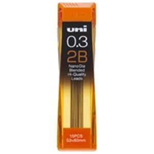 （まとめ買い）三菱鉛筆 シャープペン替芯 ユニ 0.3mm U03202ND 2B 【×20セット】