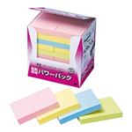 （まとめ買い）スリーエム 3M ポストイット 再生紙経費削減 6562-K 混色 100枚×20パッド【×2セット】