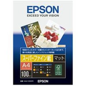 （まとめ買い）エプソン EPSON スーパーファイン紙 KA4100SFR A4 100枚 【×6セット】