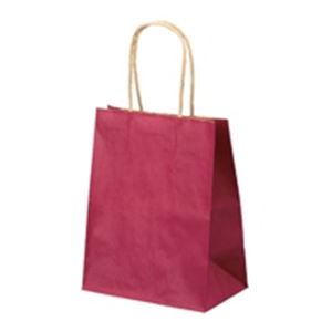（まとめ買い）ベルベ 手提紙袋 小 赤25枚入 1214 【×4セット】