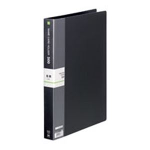 （まとめ買い）テージー 名刺ホルダー NC-502-01 A4S 500名 黒 【×3セット】